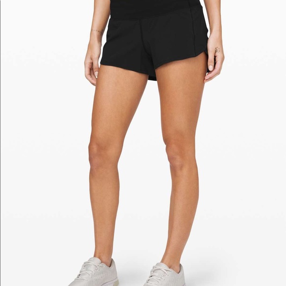 Lululemon Black Speed up Hotty Hot Shorts - Picture 3 of 8